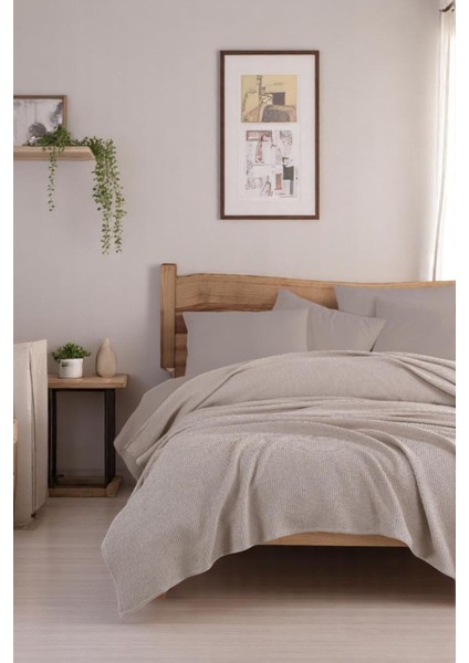 Ecocel Pike Örtü Battal King 240X230CM Sincere Vizon Gri fiyatları