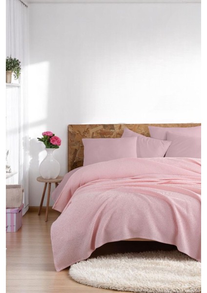 Ecocel Pike Örtü Çift Kişilik 200X230CM Sincere Pudrapembe fiyatları