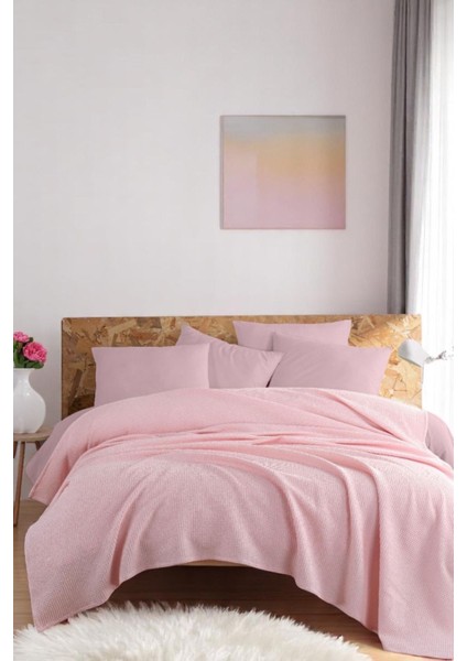 Ecocel Pike Örtü Çift Kişilik 200X230CM Sincere Pudrapembe modelleri