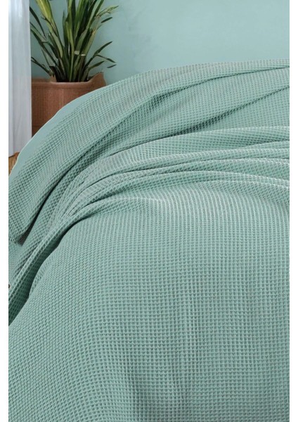 Ecocel Pike Örtü Tek Kişilik 160X230CM Sincere Mint Yeşili