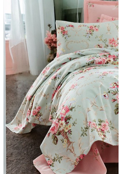 Doğal Pike Baskılı YOUTH140X230CM Lunara Mint