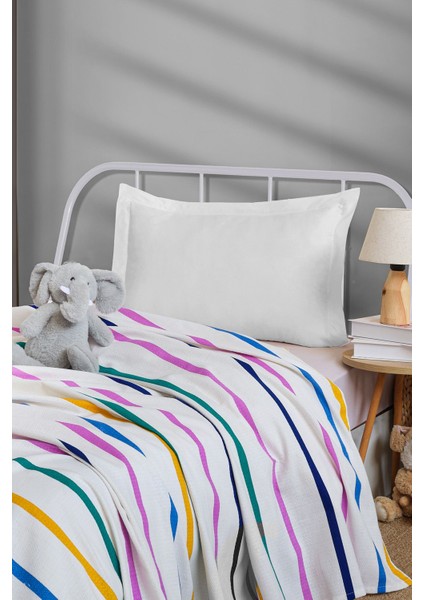 Doğal Pike Baskılı Youth 140X230CM Visio Sarı-Lila fiyatları