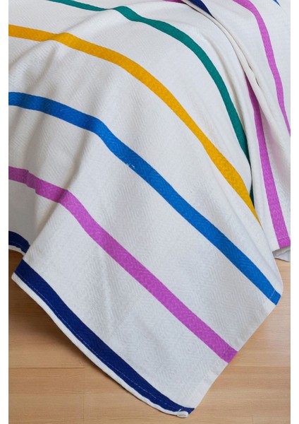 Doğal Pike Baskılı Youth 140X230CM Visio Sarı-Lila fırsatları