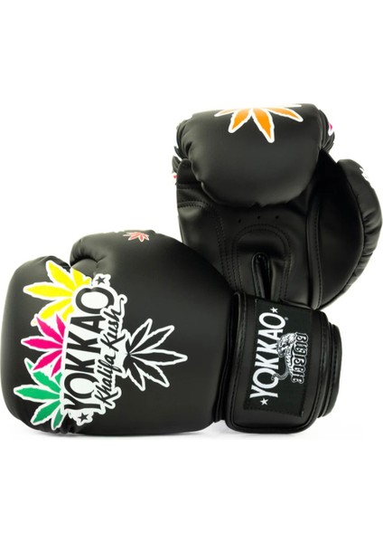 Khalifa Kush Black Boks, Kick Boks, Muay Thai Eldiveni