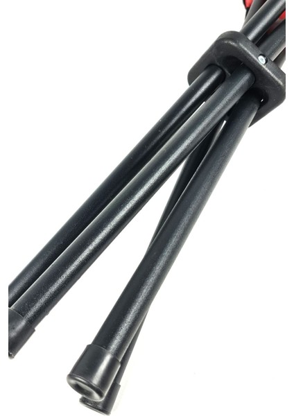 Katlanır Kamp Taburesi Büyük Boy 50cm Kırmızı 4 Ayaklı Portatif Tabure Ha032