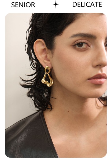 Okyanus Metal Gold Küpe fiyatları