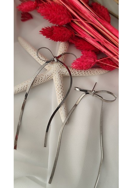 Balık Sırtı Fiyonk Metal Silver Küpe fiyatları