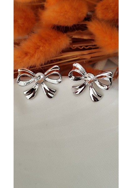 Taşlı Zirkon Fiyong Metal Silver Küpe
