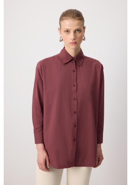 Basic Oversize Gömlek