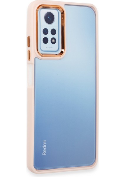 Xiaomi Redmi Note 12 Pro 4g Uyumlu Dayanıklı Kaymaz Kenarları Renkli Şeffaf Silikon kılıf
