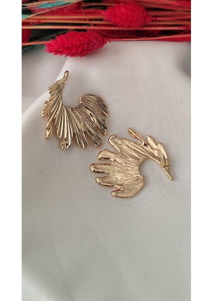 Kanat Metal Gold Küpe modelleri