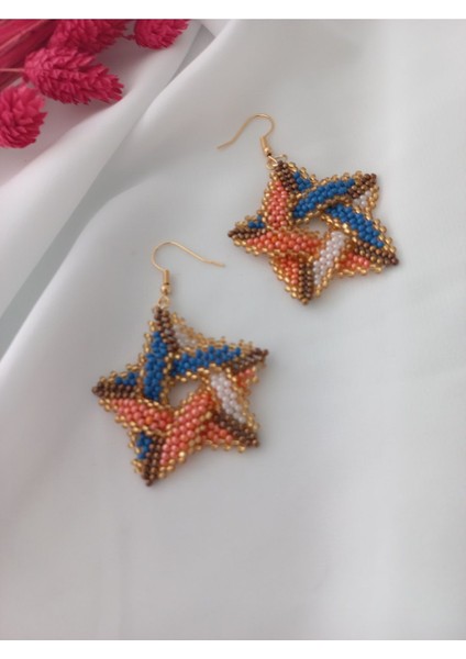 Yeni Özel Seri Tasarım Kum Boncuk Küpe fiyatları