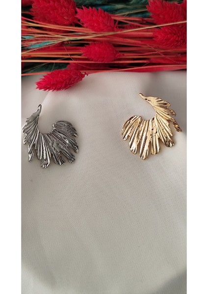 Kanat Metal Silver Küpe fiyatları