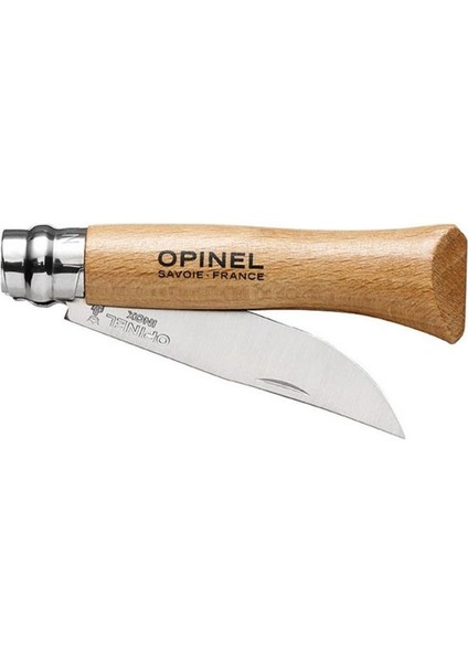 Inox 6 No OP-123060 Kayın Saplı Paslanmaz Çelik Çakı
