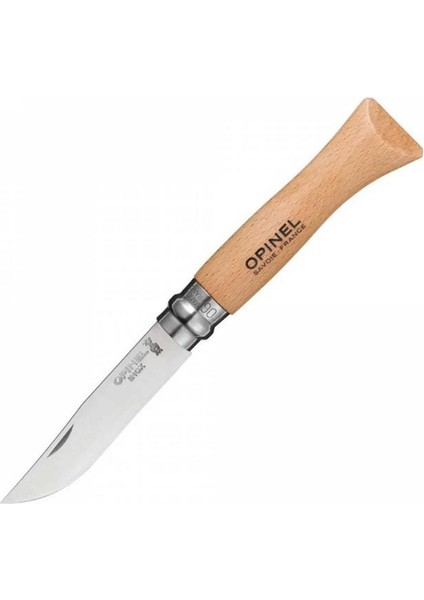 Inox 6 No OP-123060 Kayın Saplı Paslanmaz Çelik Çakı
