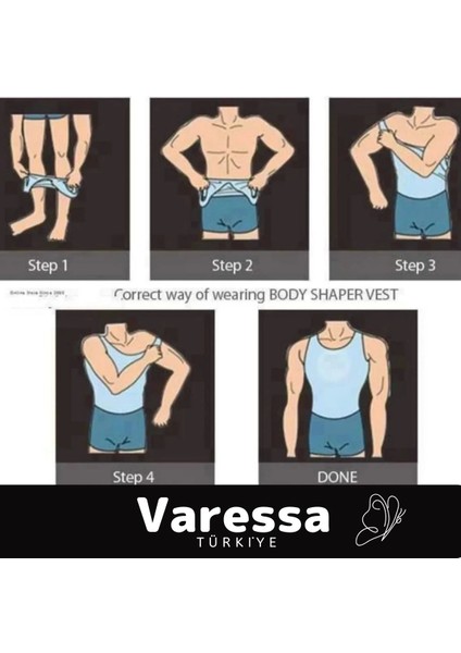 Premium Erkek Seri Göğüs Dik Duruş Jinekomasti Toparlayıcı Extra Göbek Korse Atlet indirimleri