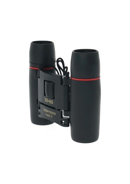 30X60 Cepte Taşımalı Kauçuk Kaplamalı Mini Dürbünsiyah - TGR7842-3455