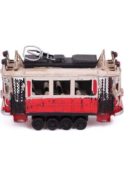 Dekoratif Metal Taksim Tramvay Küçük - TGR7922-1794