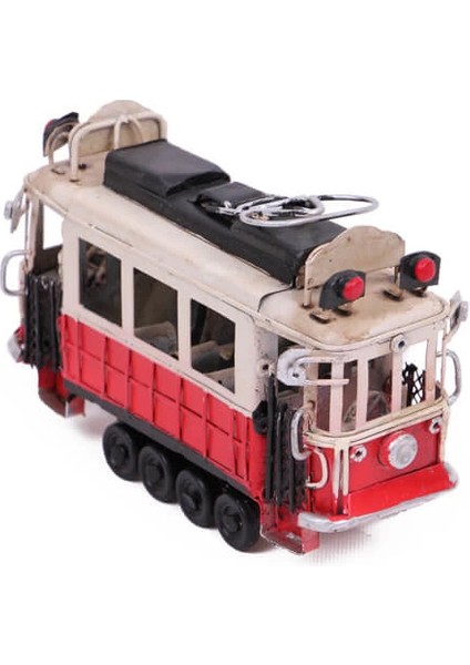 Dekoratif Metal Taksim Tramvay Küçük - TGR7922-1794