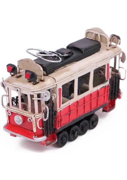 Dekoratif Metal Taksim Tramvay Küçük - TGR7922-1794