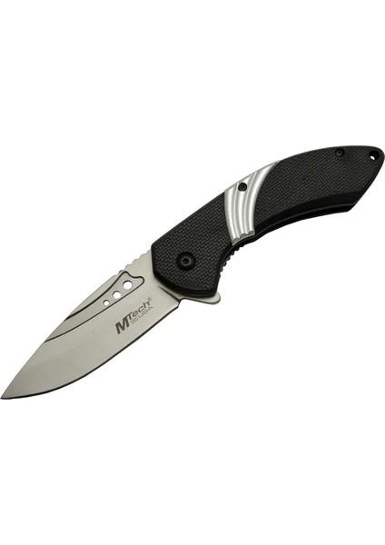 4214 Beyaz Kamp Çakı 20CM- Yarı Otomatik Kemerlikli Oluklu - TGR2559-3465