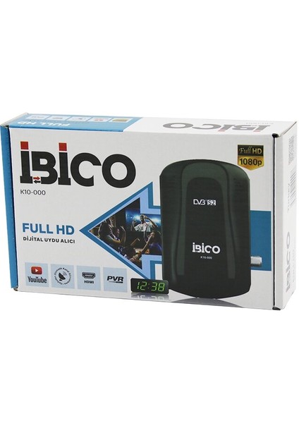Full Hd Dijital Uydu Alıcısı HDMI - Av - RS232 Wifi - Youtube 1080P Otomatik Ka - TGR2837-9017
