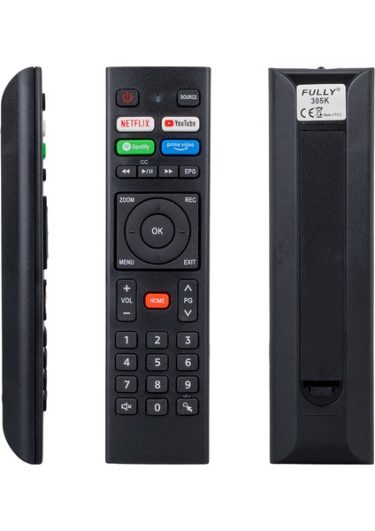 Telenova Netflıx - Youtube - Spotıfy - Prıme Vıdeo Tuşlu Ses Komutsuz LCD LED Tv Ku - TGR3373-1260