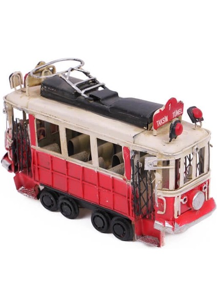 Dekoratif Metal Taksim Tramvay Orta Boy - TGR8437-8923