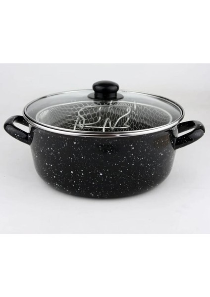 Essan Siyah Cam Kapak Fritöz Azak (4767) - TGR2767-8152