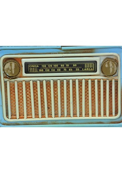 Dekoratif Metal Radyo - TGR3231-4474