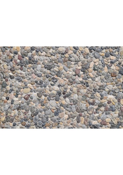Çakıl Taşı Desenli Yapışkanlı Kaplama Kağıdı Büyük Boy 3 Metre - TGR2930-4801