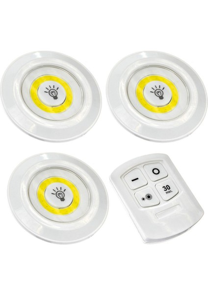 Uzaktan Kumandalı Yapışkanlı LED Spot Lamba (4767) - TGR2929-2306