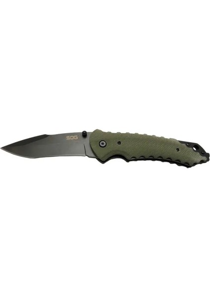 Kiku Çakı Haki 22 cm Deri Kılıf Kemerlikli - TGR9316-9303