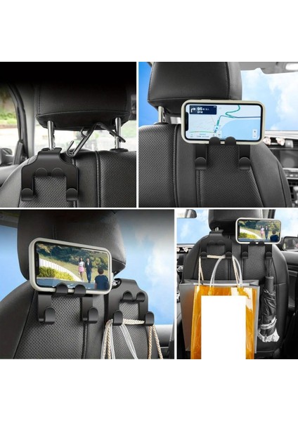 Oto Koltuk Arkası Düzenleyici Organizer Askılıklı Telefontablet Tutucu (4767) - TGR2867-7843