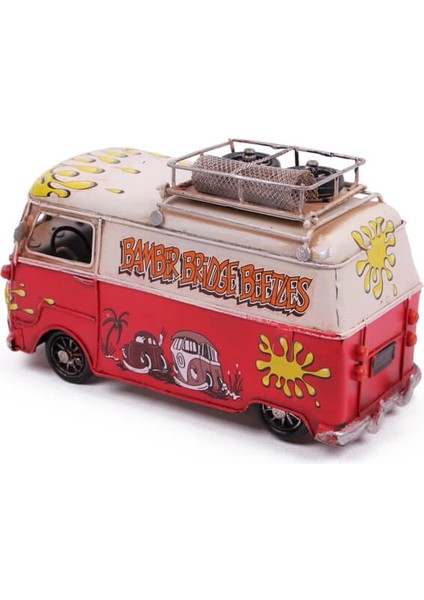 Dekoratif Metal Minibüs Çerçeveli ve Kumbaralı - TGR7648-6735