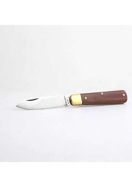 Cemil Erişen Bursa Çakı No:1 - 155 cm Ahşap Sap Perçinli Tek Sarı - TGR5169-2966