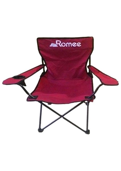 Bordo Teleskop Katlamalı Kamp Sandalyesi (4767) - TGR1384-6296