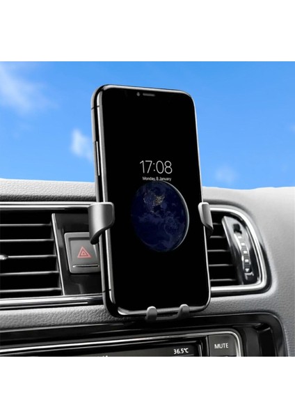 Araç Içi Klima Izgarasına Takılabilen Plastik Oto Telefon Tutucu Gravity (4767) - TGR7155-2455
