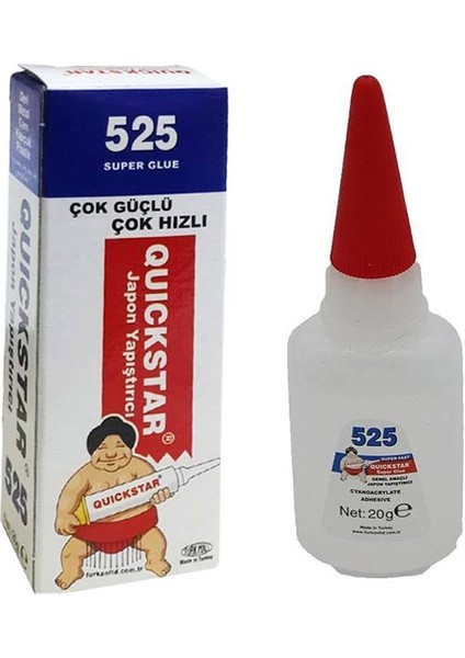Japon Yapıştırıcısı 20 gr Quıckstar 525 * Cartell 911 (4767) - TGR4639-7742