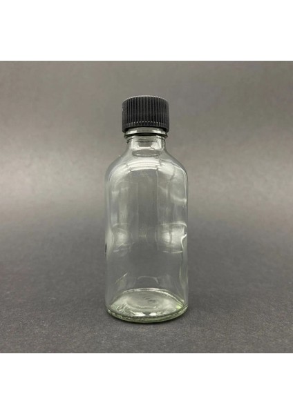 6 Adet Şeffaf Cam Shot Şişesi Siyah Plastik Kapaklı Hediyelik Koku Süs Çok Amaçlı Şişe 50ML fırsatları