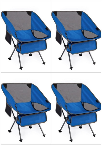 Mini Kamp Sandalyesi 4 Lü Set