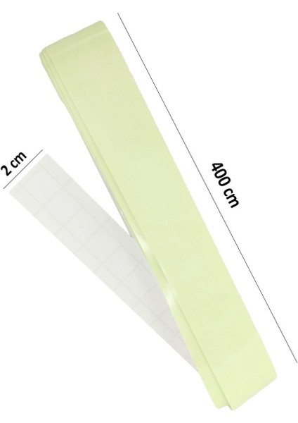 Karanlıkta Işık Veren Yansıyan 4 Metre Fosforlu Yeşil Şerit Bant (4767) - TGR1861-1518
