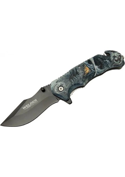 Kurtarma Çakısı 215 cm Yarı Otomatik Kemerlikli - TGR8544-7171