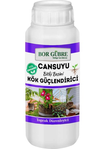 Can Suyu Köklendirici Bitki Besini Organik Sıvı Bitki Gübresi -500ML fiyatları