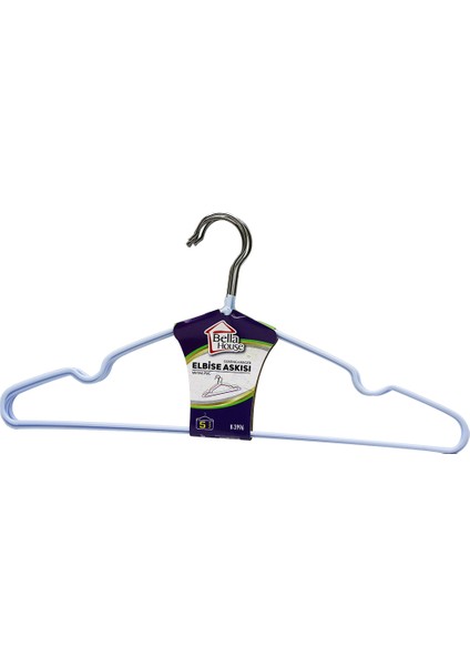 5 Parça Silikonlu Elbise Askı 40CM (4767) - TGR6505-3434