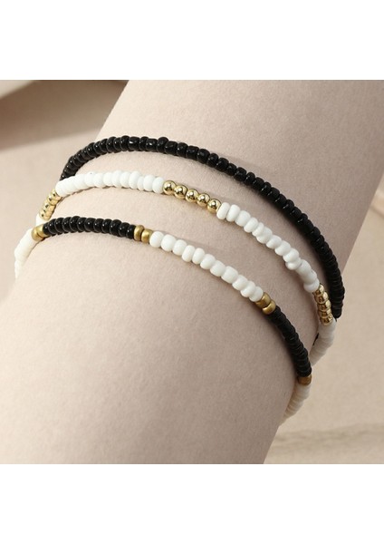 3'lü Kum Boncuk Halhal modelleri