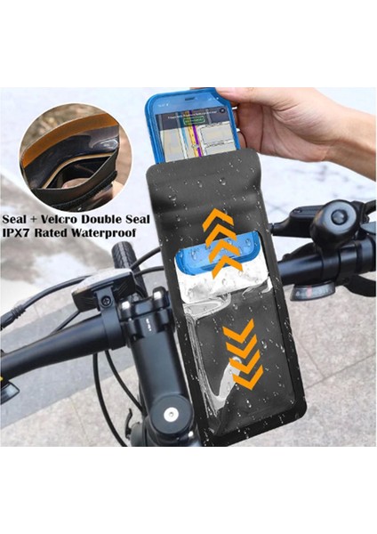 Motosiklet Bisiklet 360° Döndürülebilir Su Geçirmez Telefon Kılıfı Telefon T - TGR7910-7740 indirimleri