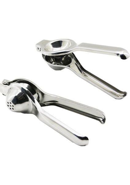 Inox Metal Limon Sıkacak Kollu Pres Modeli 20CM (4767) - TGR3956-6354