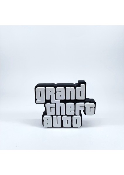 Grand Theft Auto (Gta) Logo 3D Baskı Dekor modelleri