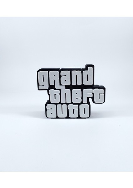 Grand Theft Auto (Gta) Logo 3D Baskı Dekor fırsatları